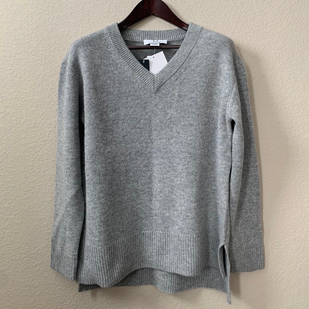 NWT Magaschoni 100% cashmere sweater size M